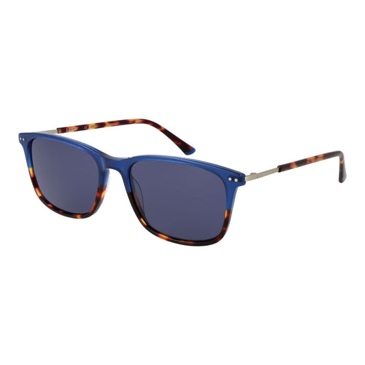 Blauwe Replay zonnebril voor heren met UV400 bescherming en trendy design.