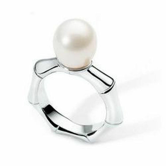 Elegante Morellato ring met een grote parel, perfect voor elke gelegenheid.