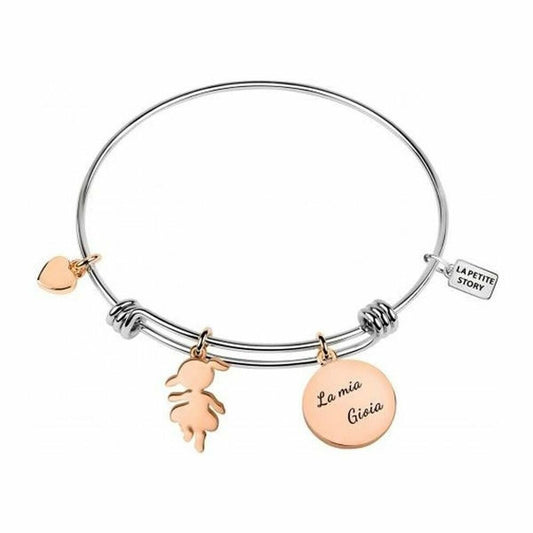 Elegante La Petite Story armband voor dames in roestvrij staal met charmante bedels.