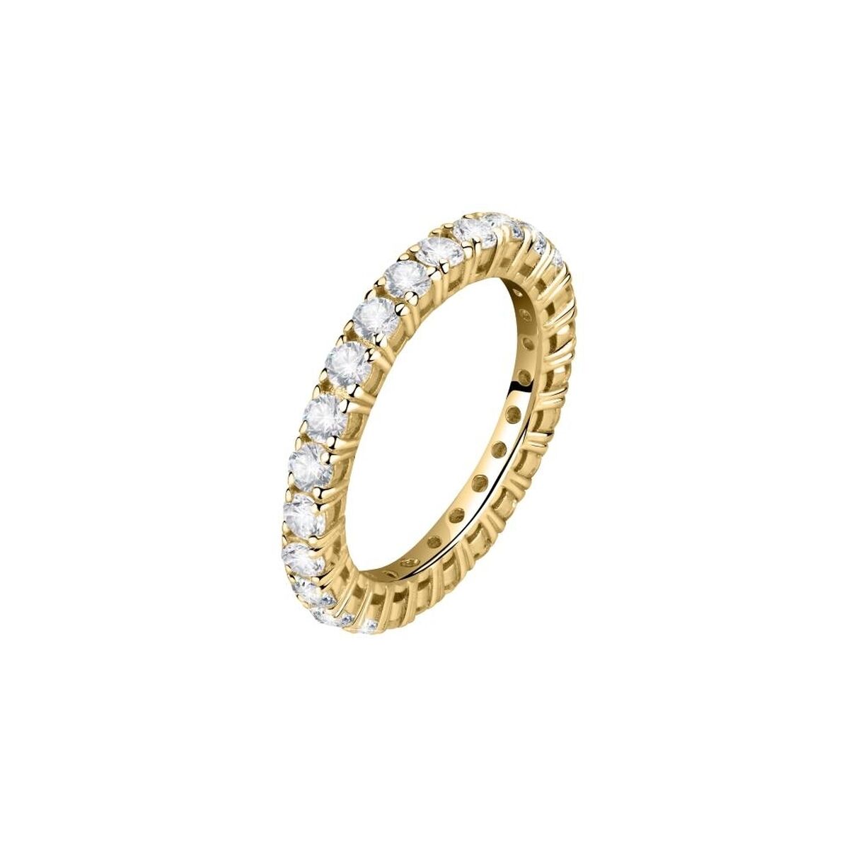 Morellato ring voor dames in goud, elegant ontwerp met fonkelende stenen.
