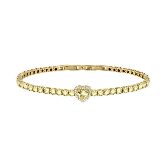 Morellato armband voor dames in zilver met elegant design en hartvormige steen.