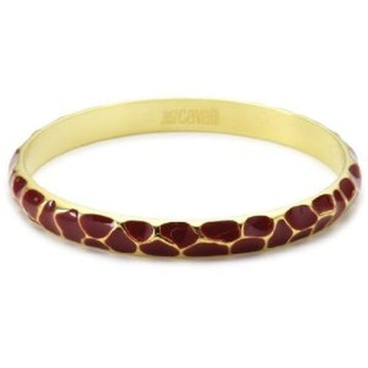 Just Cavalli damesarmband met elegante rode en gouden afwerking, chique ontwerp.