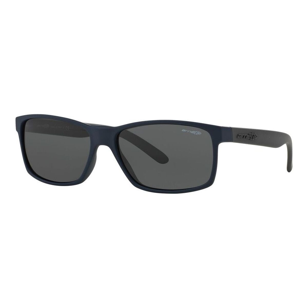 Zwarte Arnette SLICKSTER AN 4185 zonnebril met moderne, vierkante vorm en UV400 bescherming.