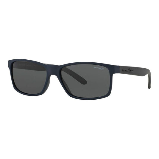 Zwarte Arnette SLICKSTER AN 4185 zonnebril met moderne, vierkante vorm en UV400 bescherming.