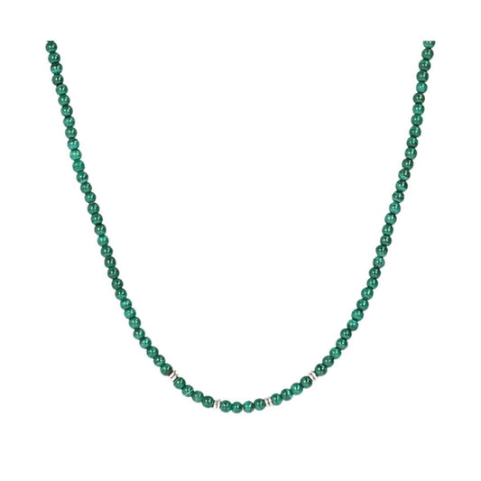 Elegante groene ketting van Albert M. met tijdloos design en verfijnde details.