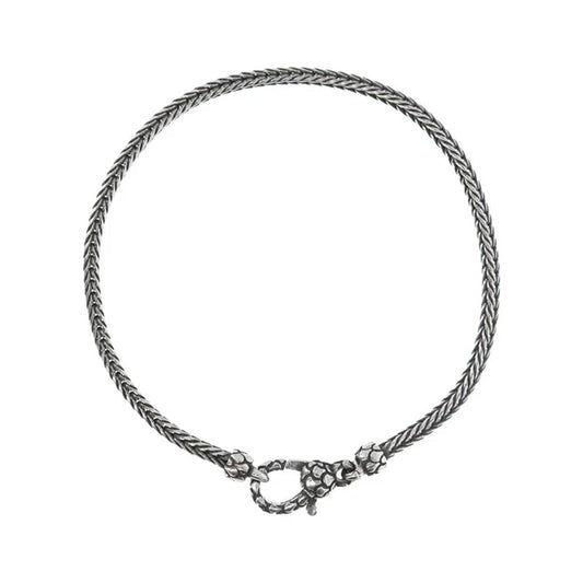 Zilverkleurige Albert M. ketting voor dames met elegant design en sluiting.