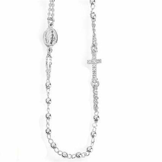 Amen ketting voor dames in zilver met elegant ontwerp en kruisdetail.