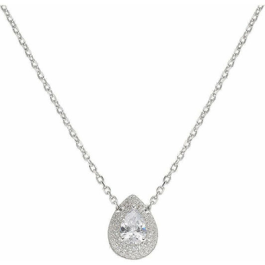Elegante Amen ketting met druppelvormige hanger en sprankelende details.