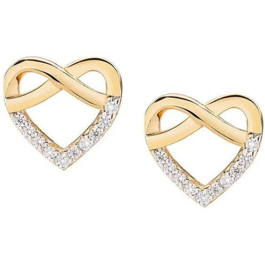 Amen oorbellen dames in elegante zilver kleur met verfijnd ontwerp en glinsterende details.