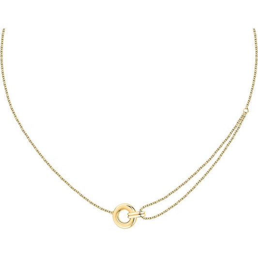 Gouden Morellato ketting met elegant ontwerp en een verfijnde sluiting.