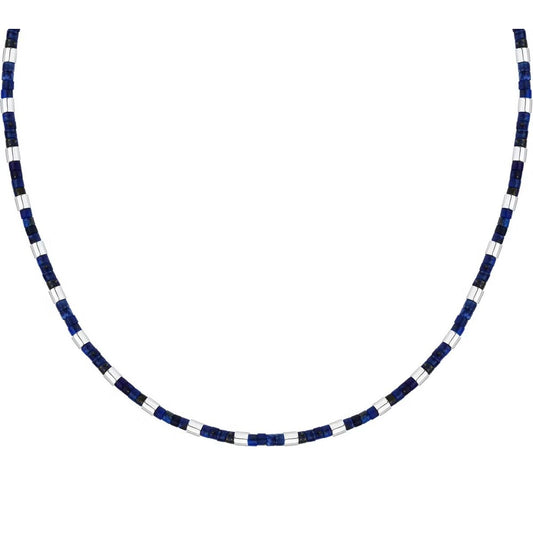 Morellato PIETRE ketting voor dames, stijlvol met blauw en zilverkleurige details.