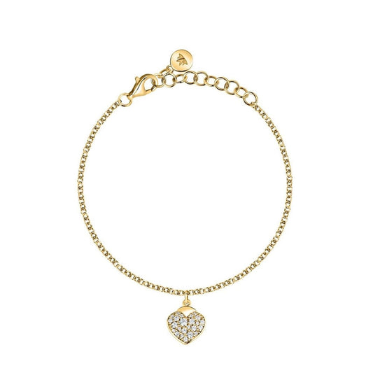 Morellato armband voor dames in zilver en roestvrij staal met elegante uitstraling.