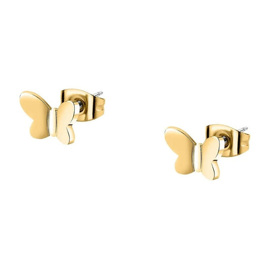 Gouden Morellato TALISMANI oorbellen in vlinderdesign, elegante uitstraling voor dames.