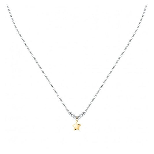 Elegante zilverkleurige Morellato TALISMANI ketting met sterdetail.