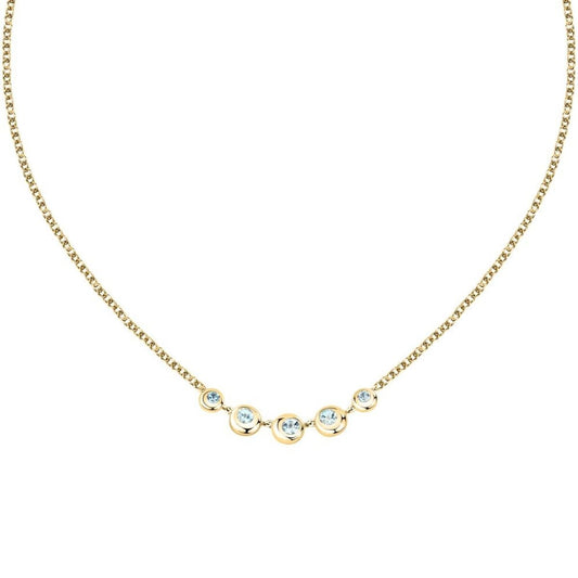 Morellato ketting dames in zilver met elegante, tijdloze uitstraling en glinsterende details.