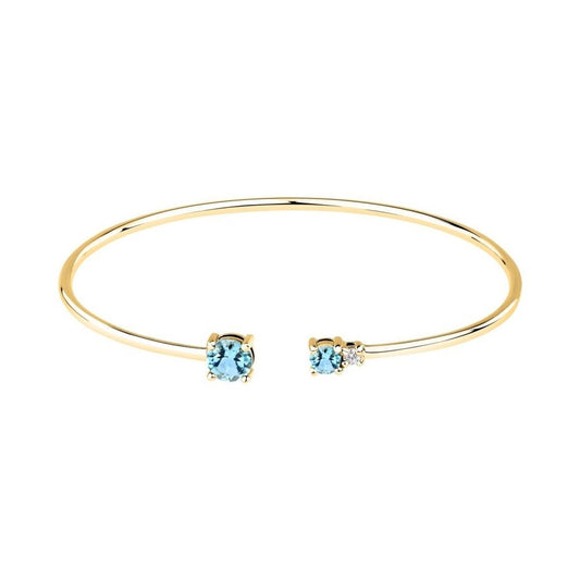 Morellato armband voor dames in goud met twee blauwe stenen, elegant en tijdloos ontwerp.