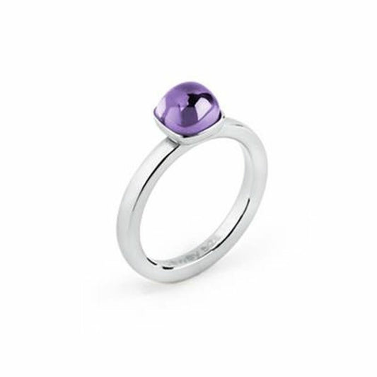 Brosway damesring met een elegante paarse steen en verfijnd design.