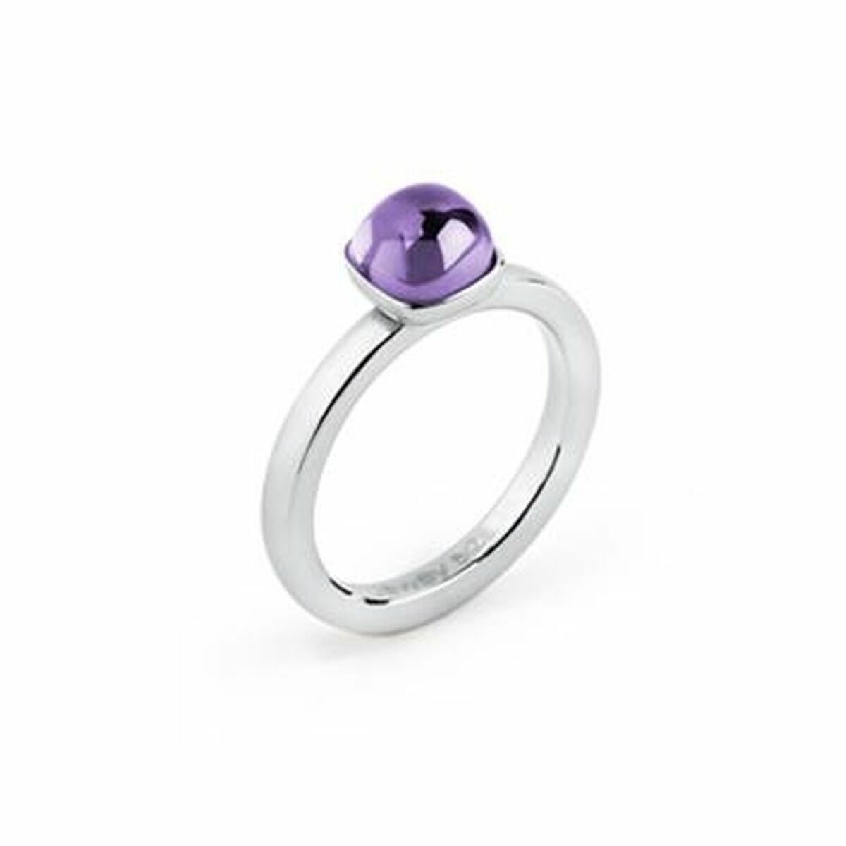 Brosway ring voor dames met paarse steen, elegant en trendy ontwerp.