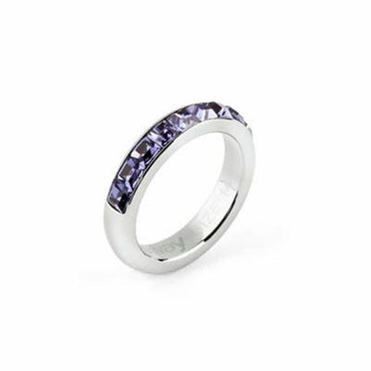 Elegante Brosway ring voor dames met paarse stenen en hoogwaardige afwerking.