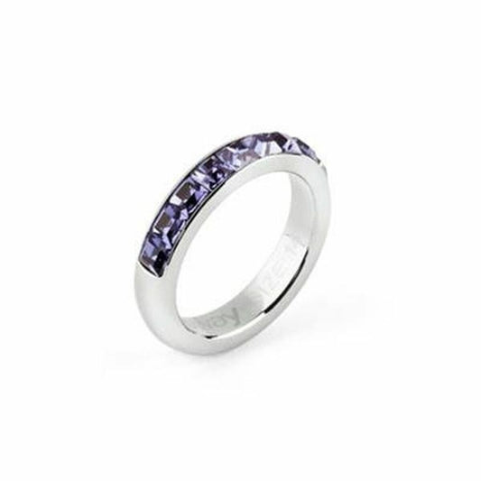 Elegante Brosway ring voor dames met paarse stenen en hoogwaardige afwerking.