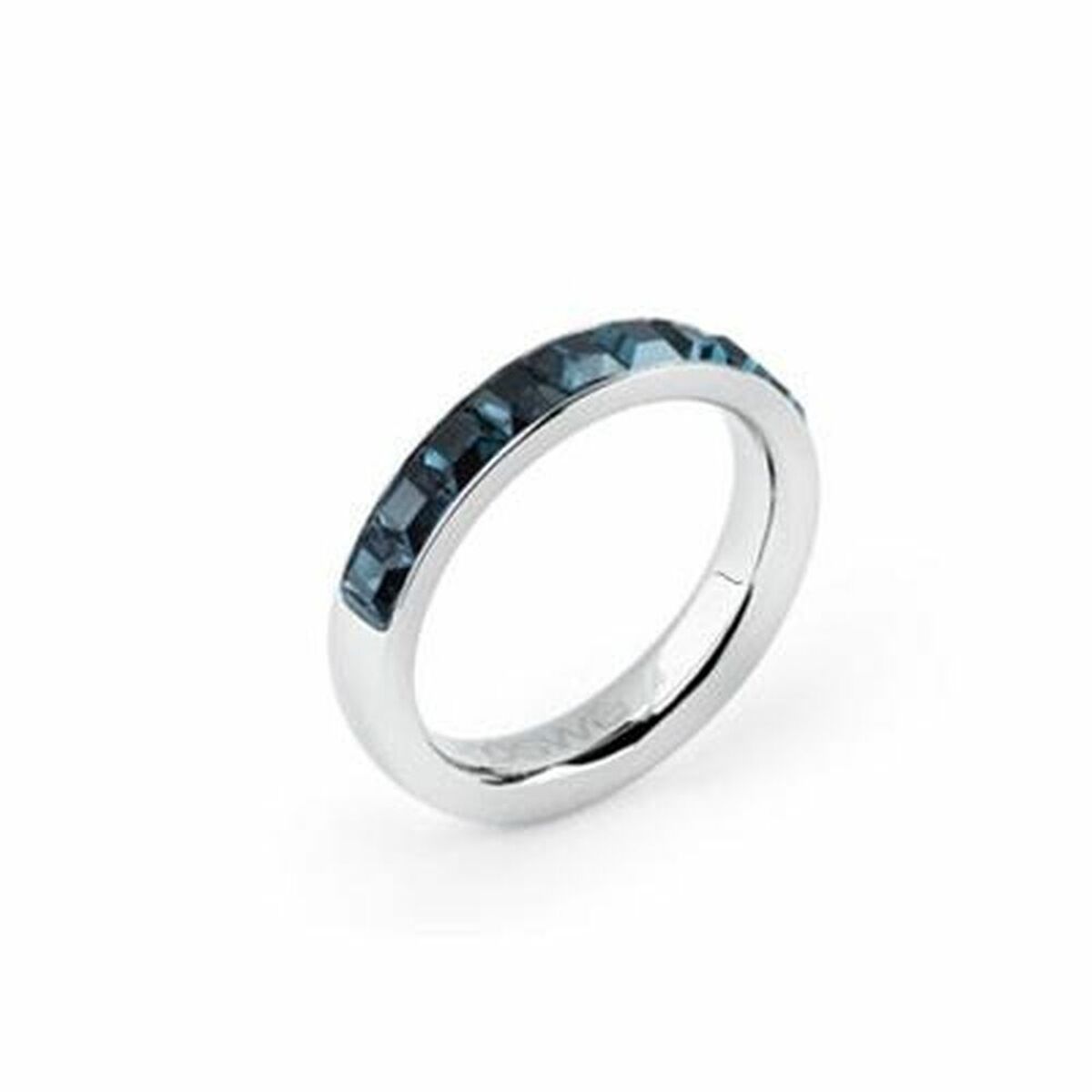 Brosway ring voor dames met elegant Italiaans ontwerp en blauwe facetten.