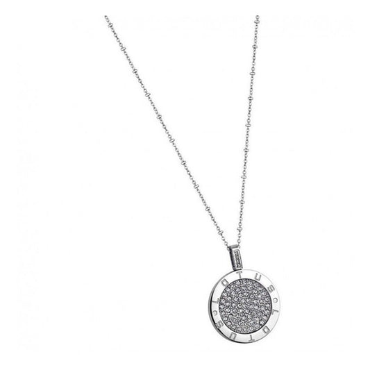 Elegante Lotus ketting voor dames met een ronde, glinsterende hanger.