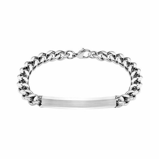 Zilverkleurige Lotus armband voor dames met elegante schakelketting en een strakke afwerking.