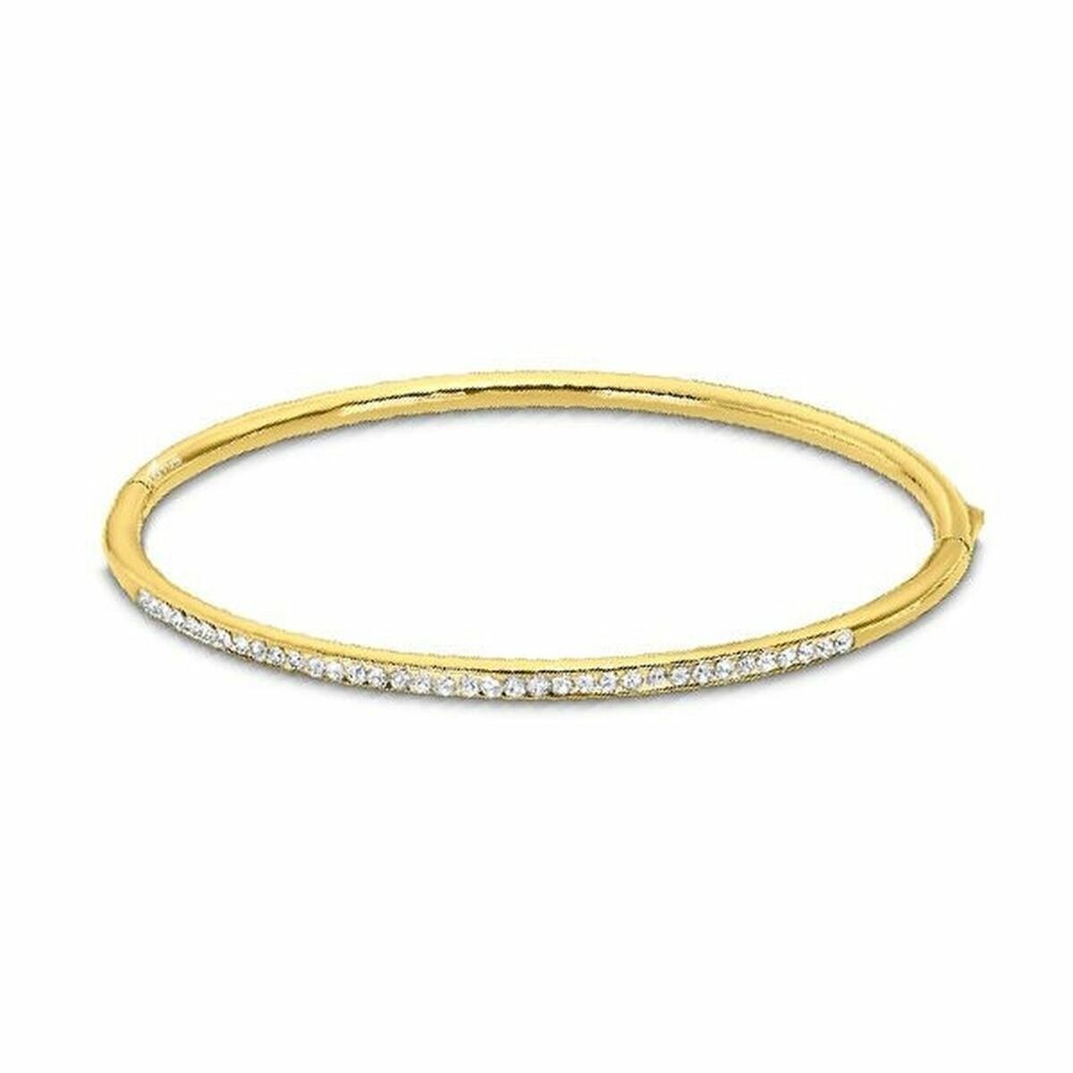 Lotus armband dames in elegant design met glinsterende details en een gouden afwerking.