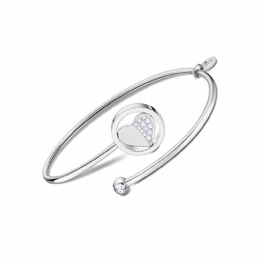 Elegante Lotus armband voor dames met hartvormige bedel en sprankelende details.