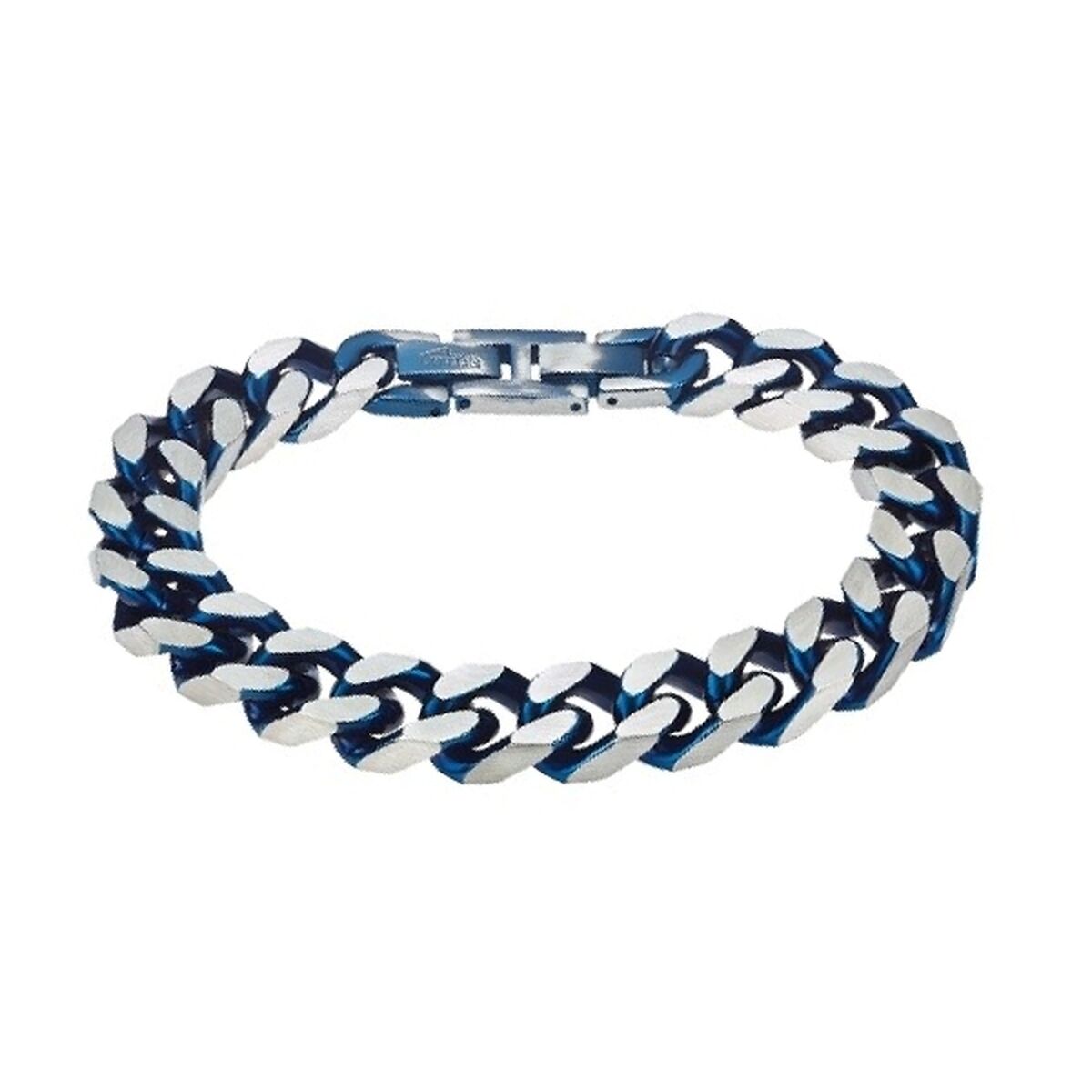 Lotus armband voor dames met een verfijnd en tijdloos ontwerp in zilver en blauw.