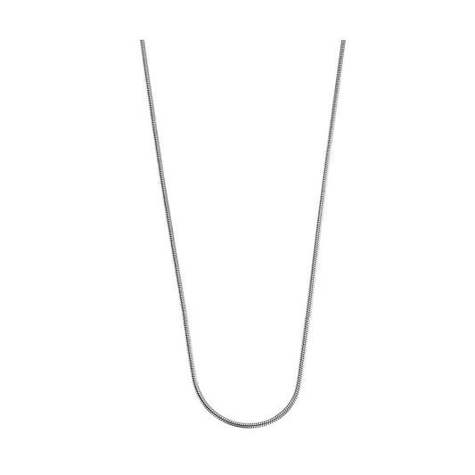 Zilverkleurige ketting van Lotus met een elegante, slanke vorm en soepel design.