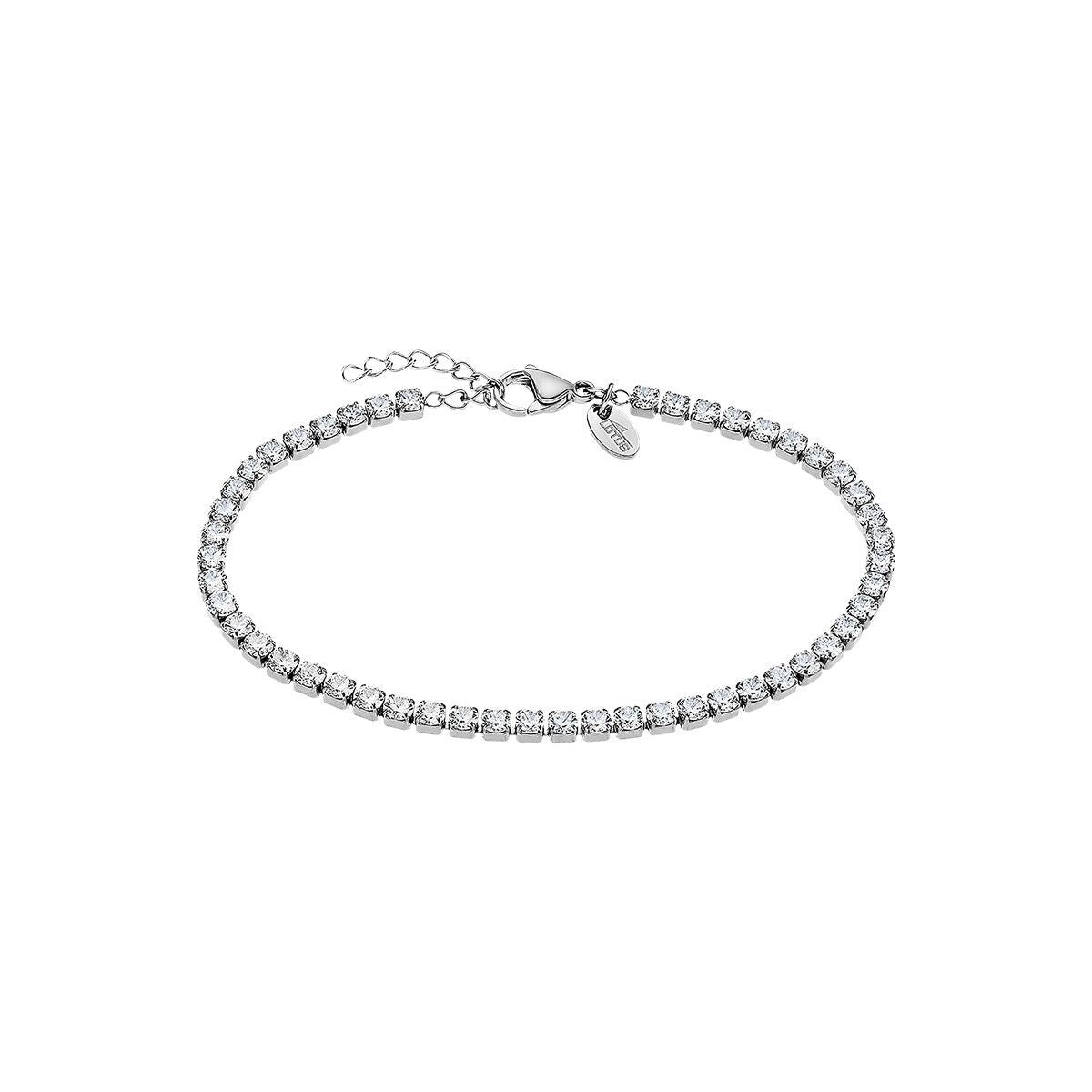 Elegante Lotus armband voor dames met sprankelende stenen en een duurzame afwerking.