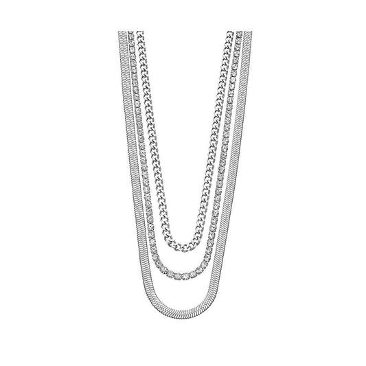 Elegante Lotus ketting voor dames met meerdere lagen en een tijdloos ontwerp.