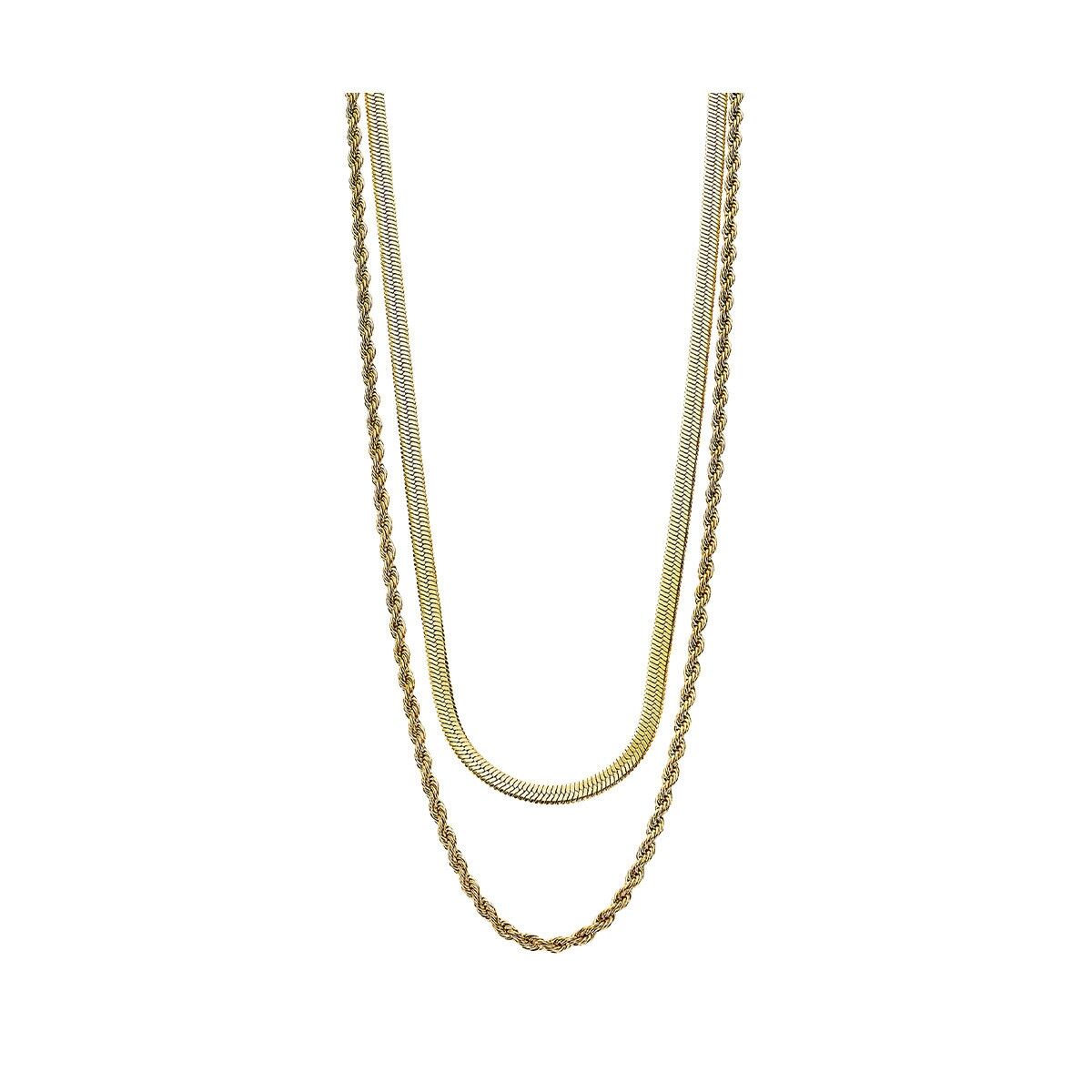 Elegante Lotus ketting voor dames met een tijdloos ontwerp in goudkleur.