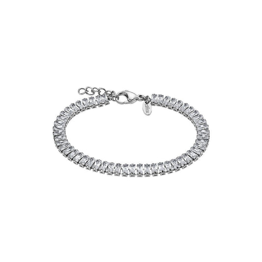Zilverkleurige Lotus armband voor dames met tijdloos design en sprankelende details.