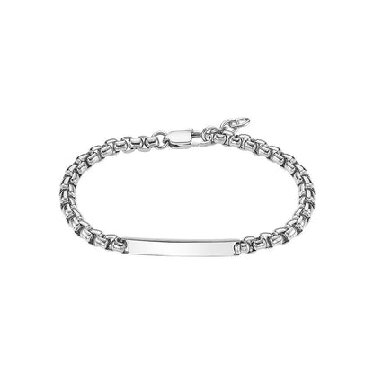 Zilverkleurige Lotus armband voor dames met elegant design en schakelketting.