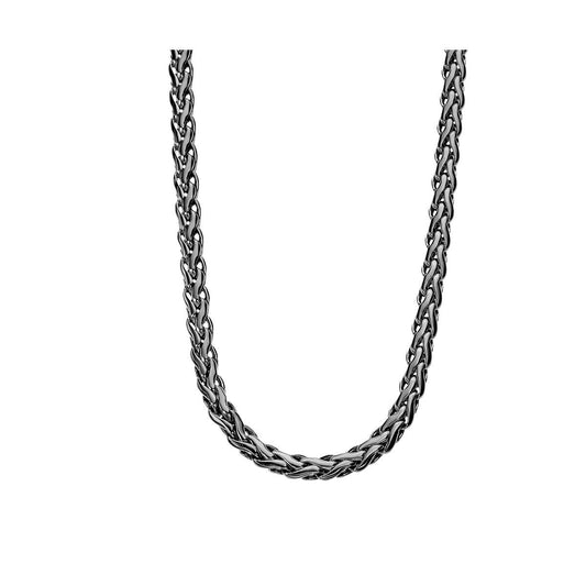 Zwarte Lotus ketting voor dames met een elegant en verfijnd ontwerp.