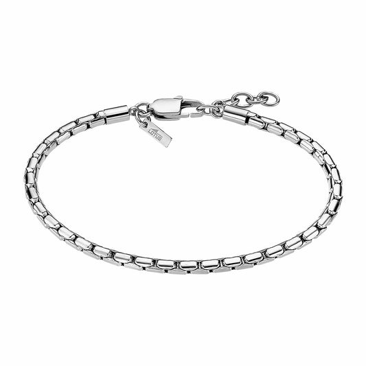 Zilverkleurige Lotus armband voor dames met elegant en tijdloos ontwerp.