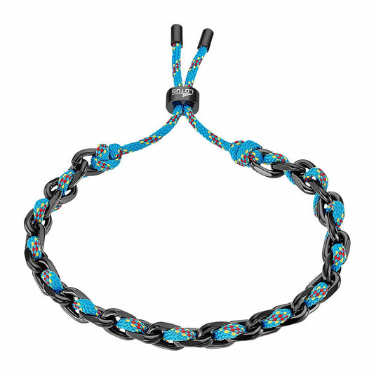 Lotus armband voor dames van roestvrij staal met elegant design en kleurrijke accenten.