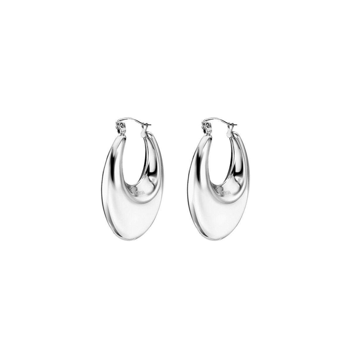 Elegante zilveren Lotus oorbellen met een tijdloos design, perfect voor elke gelegenheid.