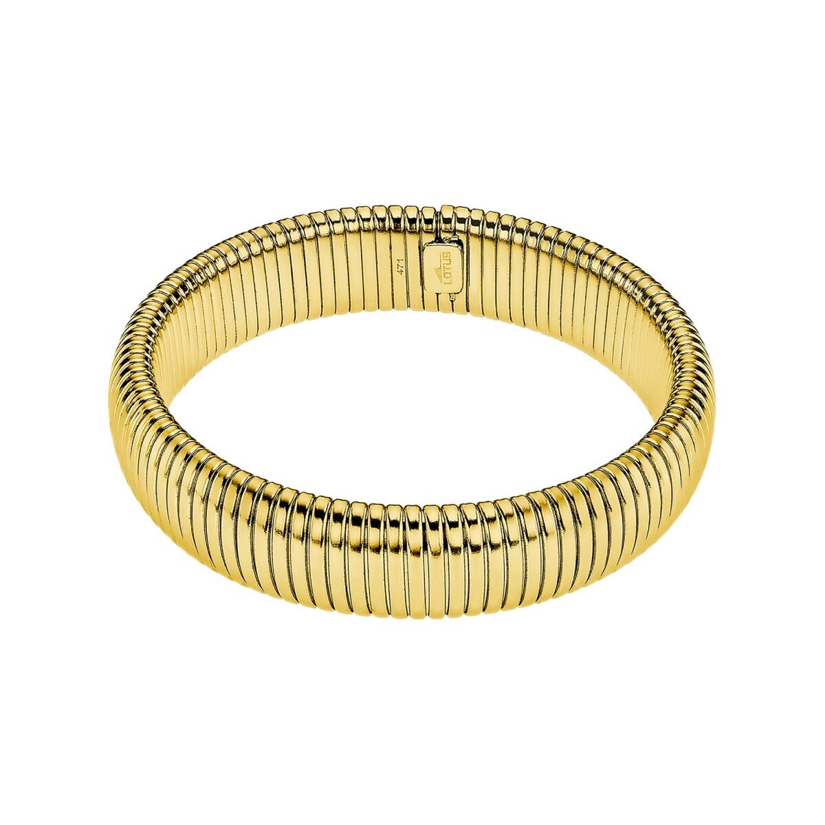 Gouden Lotus armband voor dames met een elegante, tijdloze uitstraling.
