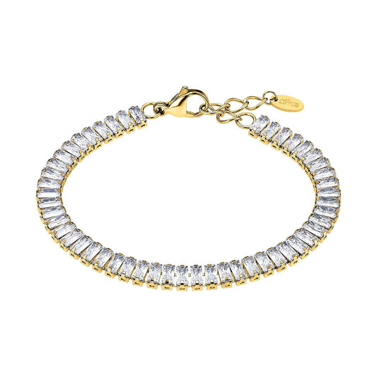 Gouden Lotus armband met elegante, tijdloze uitstraling en sprankelende details.