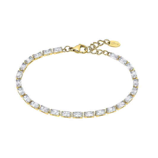 Zilverkleurige Lotus armband voor dames met elegant ontwerp en sprankelende details.