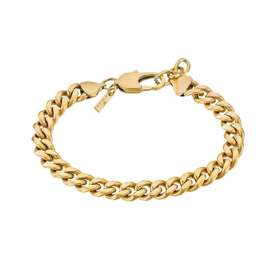 Gouden Lotus armband voor dames met elegant, tijdloos ontwerp en karabijnsluiting.