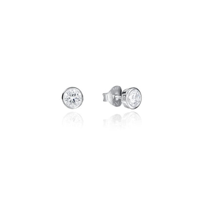 Elegante Viceroy oorbellen voor dames van sterling zilver 925 met sprankelende stenen.