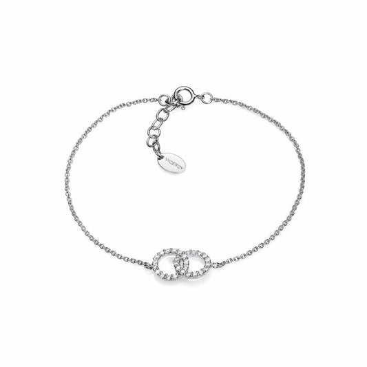 Viceroy dames armband in zilver met elegante schakels en sprankelende details.