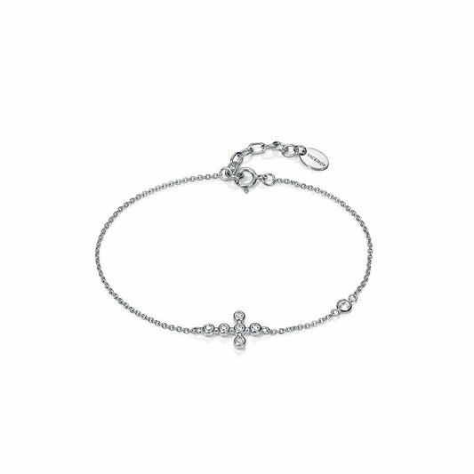 Elegante Viceroy armband voor dames van sterling zilver met subtiele steentjes.