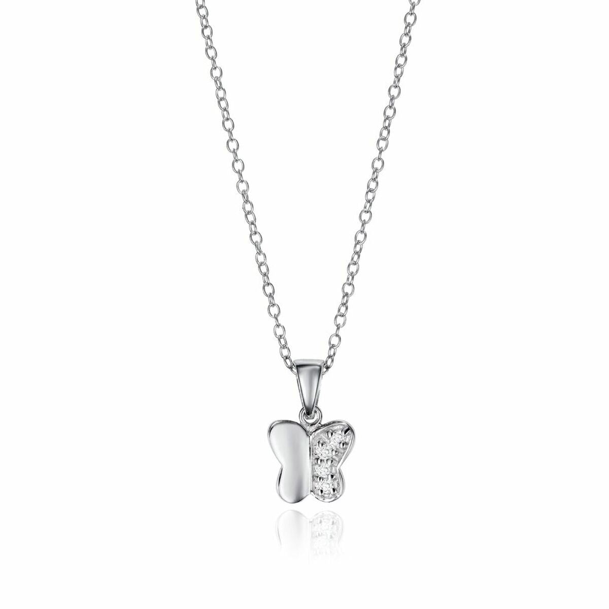 Viceroy damesketting met een elegante vlinderhanger en sprankelende details.