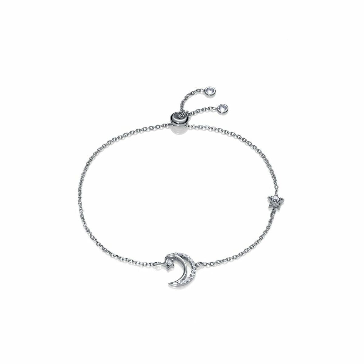 Viceroy armband voor dames in zilver 925 met een maan- en stervormig ontwerp.