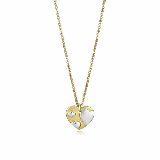 Viceroy ketting voor dames in sterling zilver met hartvormige hanger.
